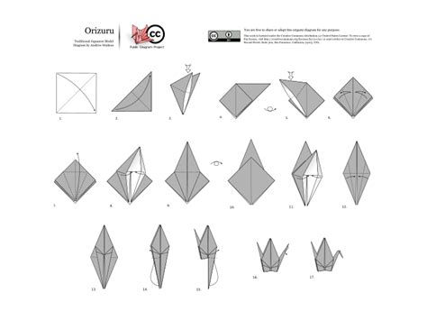 Beautifull Simple Origami Crane Terbaru