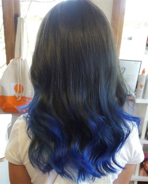 Hair Colour Blue Ombre New Style