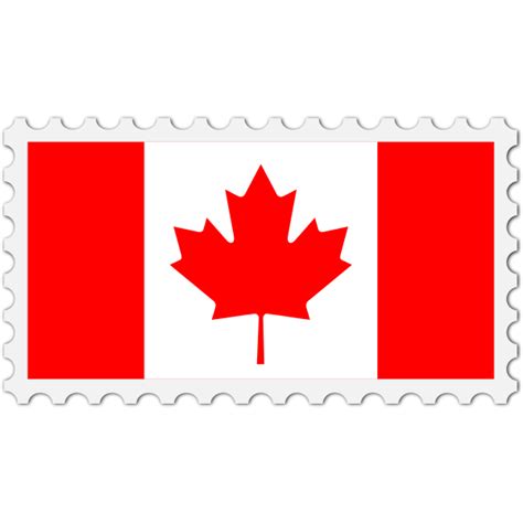 Canada Flag Stamp Free Svg
