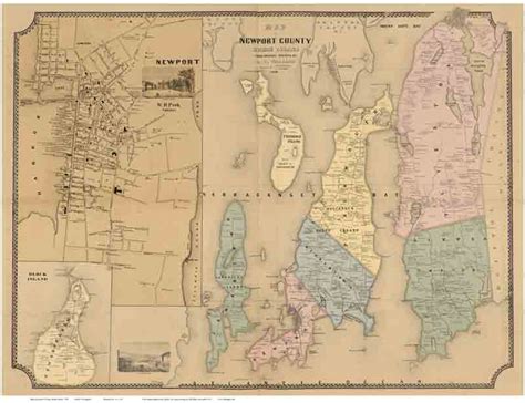 Old Maps Of Rhode Island