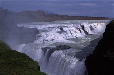 Free Stock Photo Of Rushing Water At Gullfoss Waterfall In Iceland