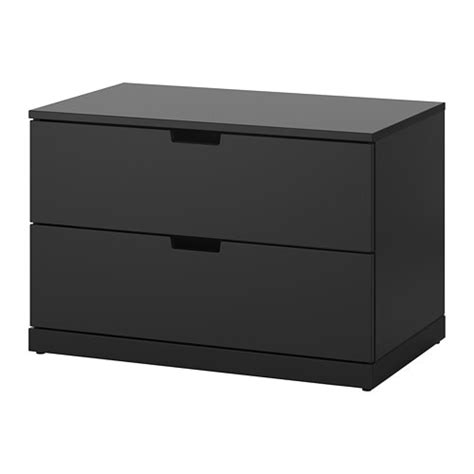 Homecho schubladenkommode in weiß kommode mit 4 schubladen schubladenschrank für homfa kommode badezimmerschrank badschrank schrank anrichte verstellbare regalebene holz. NORDLI Kommode med 2 skuffer - antrasitt - IKEA