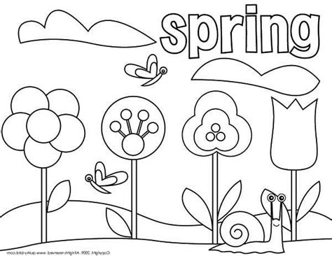 It's that time of year again, arguably the best time of year. Picture of Springtime Coloring Page | Spring coloring ...