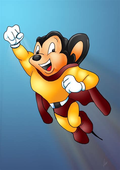 Epic Mighty Mouse Classic Cartoon Characters Cool