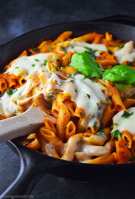 Make this delicious italian pasta in a simple. No-Boil Baked Penne with Fresh Mozzarella and Basil Recipe ...