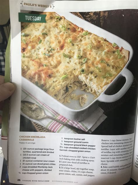 Today i'm sharing a recipe for an easy healthier, lighter take on paula deen's corn casserole. Paula Deen Chicken Enchilada Casserole | Chicken tortilla casserole, Chicken enchilada casserole ...