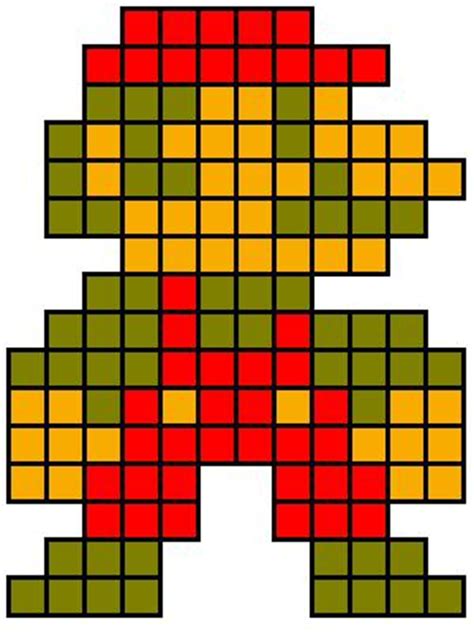 Maybe you would like to learn more about one of these? 8 Bit Mario Colored Grid by TheInsanePoet on DeviantArt