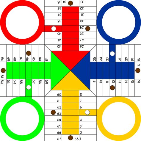 Imprimir dibujos para colorear 28. Parchis Printable Board Game | Free Printable Papercraft ...