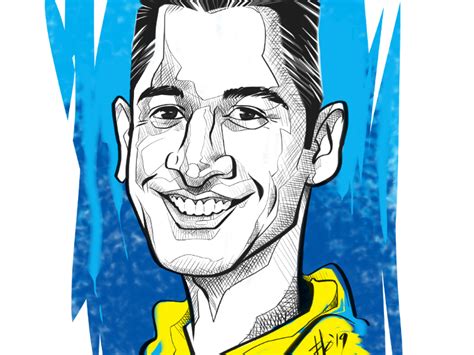 Caricature Of An Indian Cricketer Mahindra Singh Dhoni Msd By Elo On