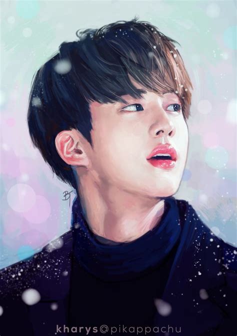 How to draw anime bts jin character easily. FanArt: Jin - BTS | Bangtan Boys (BTS) | Pinterest ...