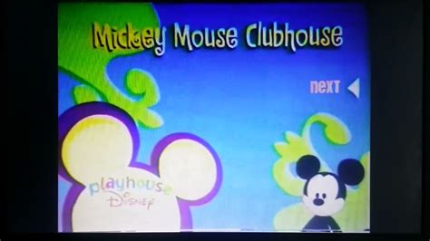 Playhouse Disney Mickey Mouse Clubhouse Next Promo 2007 Recreation