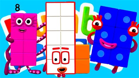 Numberblocks Rectangles Christmas Winter Shapes Learn To Count
