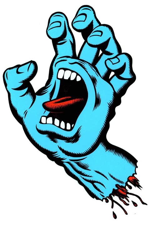 Screaming Hand Logo Design For Santa Cruz Skateboards By Jim