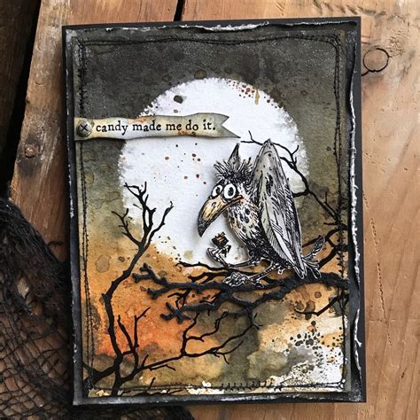 Stamptember 2019 With Tim Holtz And Simon Says Stamp Halloween Cards