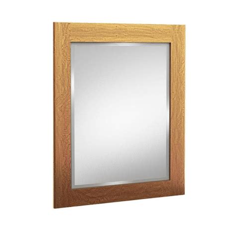 This mirror measures 24w x 30h x 1.25d and is available in various sizes. Shop KraftMaid 24-in W x 30-in H Praline Rectangular ...