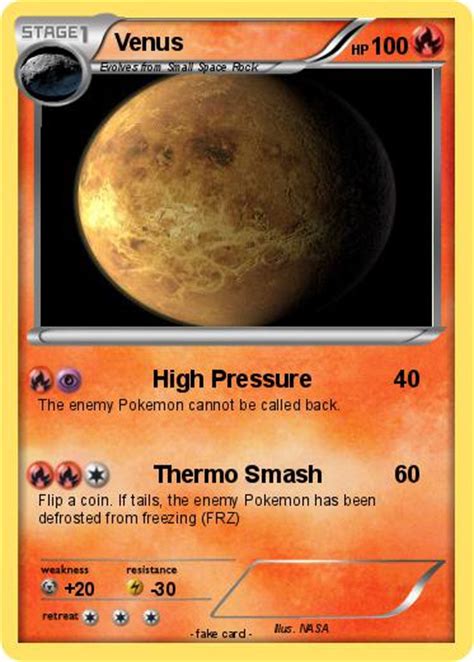 Add 1 microbe or 1 animal to another venus card). Pokémon Venus 130 130 - High Pressure - My Pokemon Card