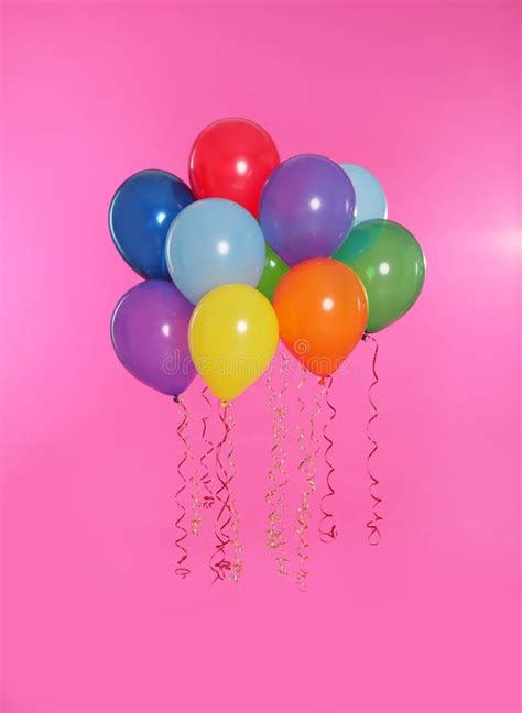 Many Bright Balloons Floating Stock Photo Image Of Event Decor