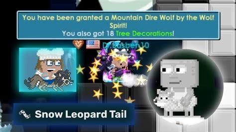 Using 10 Wolf Whistles Finding A Leopard Tail Growtopia Youtube