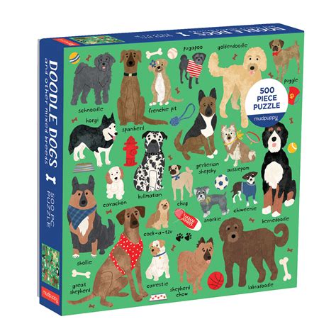 The tiled designs offer hours upon hours of fun as you attempt to creative studio nervous system is one of the best when it comes to designing jigsaw puzzles for adults. Mudpuppy 500 Pc Puzzle - Doodle Dogs - Bobangles
