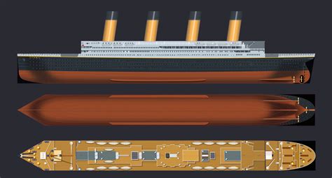 Titanic 3d Illustration Submariner Art