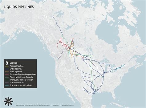 Pipelines In Canada Map