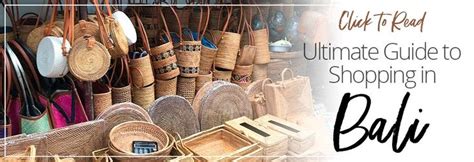 Ultimate Guide To Shopping In Bali Indonesia Dossier Blog Bali