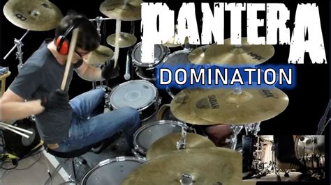 pantera domination drum cover mbdrums youtube