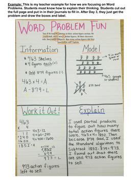 How do i solve each problem? Multiplication an Division Word Problems - Anchor Charts Mini Lesson & Practice | Word problems ...