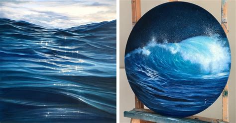 Atmospheric Oil Paintings Capture The Timeless Tranquility Of The Ocean