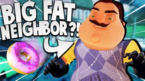 Our New Big Fat Neighbor Is Hungry For People Hello Neighbor Mobile Game Rip Off Youtube