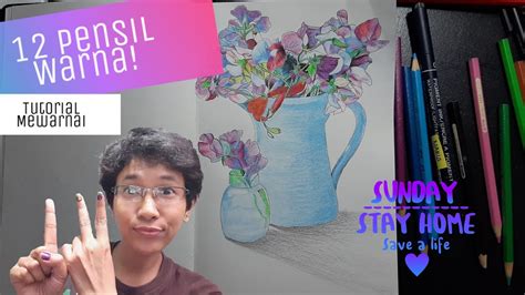 Cara mewarnai dengan pensil warna. Tutorial Mewarnai dengan 12 Pensil Warna // #Coloring # ...