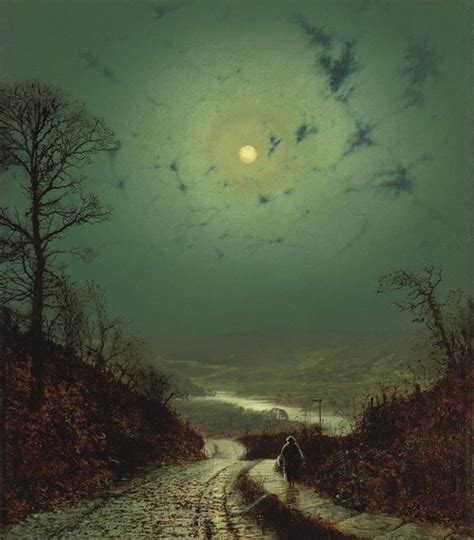 Moonlight Painting By John Atkinson Grimshaw Reproduction