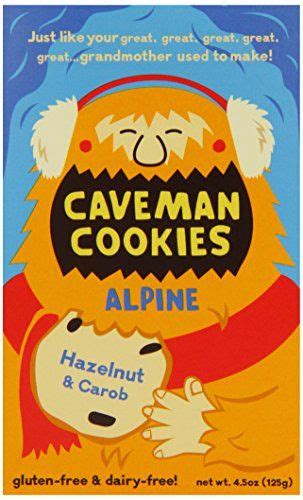 Caveman Cookies Alpine Cookies 125 G Pack Of 3 Caveman
