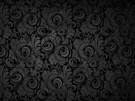 Dark autumn floral seamless pattern fall autumn vector. Free download Black Floral Patterns PPT Backgrounds for ...
