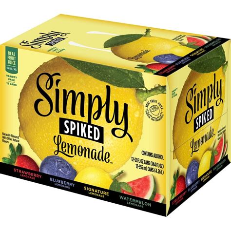 Simply Spiked Lemonade Variety 12 Pk Cans Goody Goody Liquor
