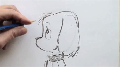 How To Draw A Cute Cartoon Puppy