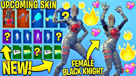 New Female Black Knight Showcase With All Leaked Fortnite Dances