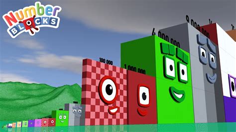 Numberblocks One To 400 Billion Numberblocks Square Comparison Youtube