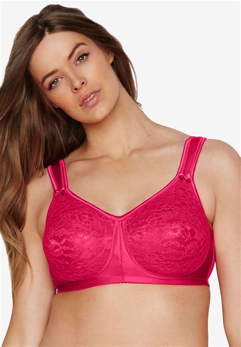 Easy Enhancer Lace Wireless Bra By Comfort Choice Plus Size Intimates Woman Within