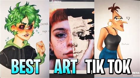 Art And Draw Tiktok Video Best Of Tik Tok Creative Drawing Compilation