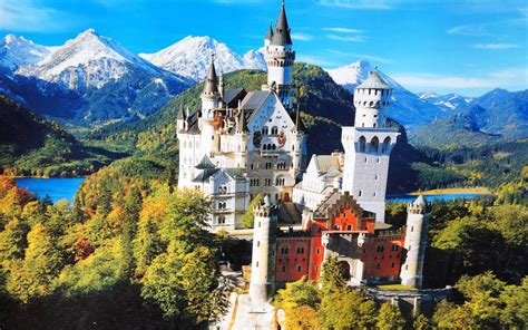 风景德国风景新天鹅城堡雄伟壮观宽屏高清壁纸图片编号21919 壁纸网