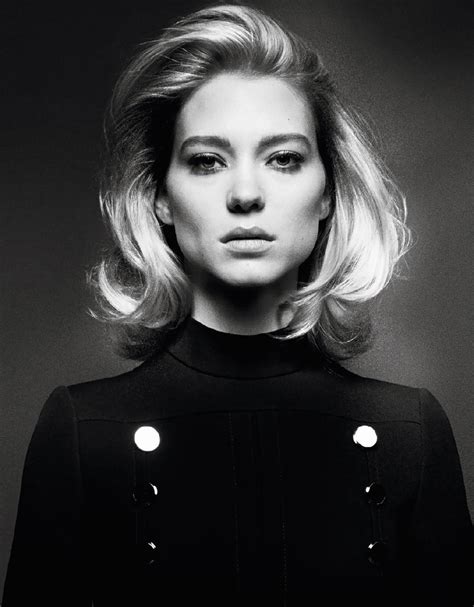 Léa Seydoux Photographed By David Sims For Vogue Musings In Femininity