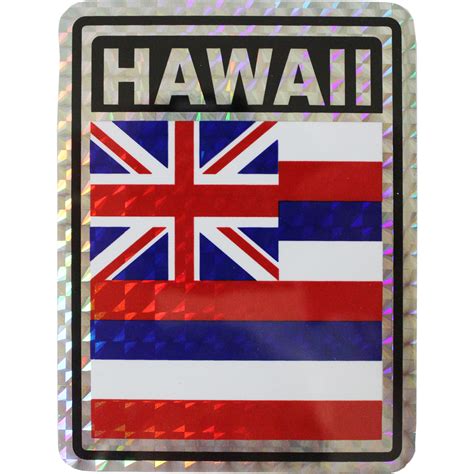 Buy Hawaii Reflective Decal Flagline