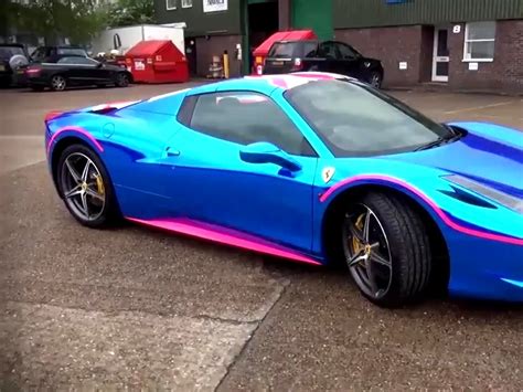 We are now less than one month away from the start of the 2014 gumball 3000 rally and it looks like the british participants are eager to get things going. Gumball 3000 2014_ Chrome Blue Ferrari 458 Spider-汽车视频-搜狐视频