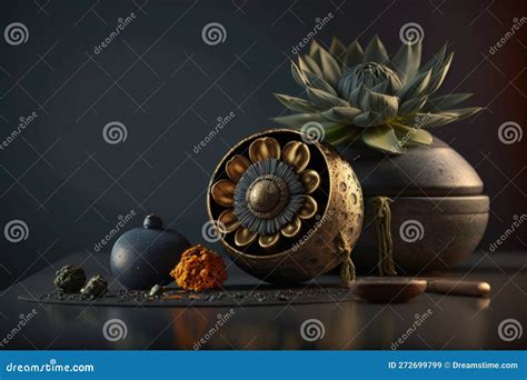 Tranquility in Motion Yoga-inspired Still Life Photography. AI