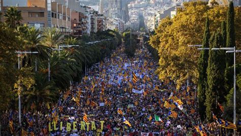 La marcha derivó en una batalla campal en el centro de Barcelona