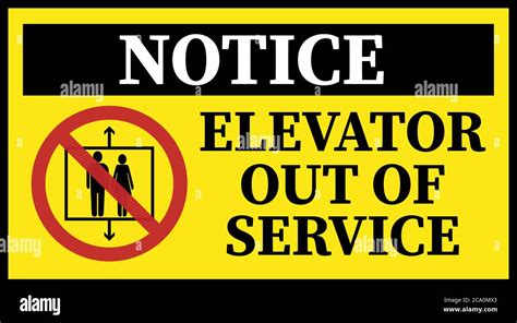 Out Of Order Elevator Hi Res Stock Photography And Images Alamy