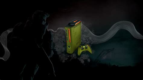 Haloxbox Halo3 Game Specialedition Console Xbox360 Green Case