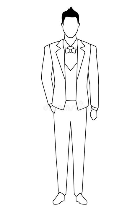 How To Draw A Tuxedo Easy Step By Step