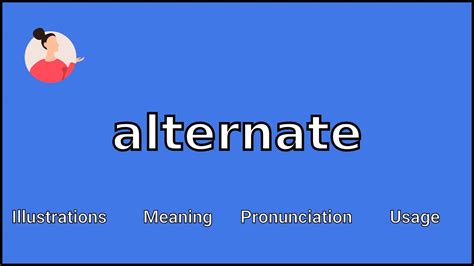 Alternate Meaning And Pronunciation Youtube